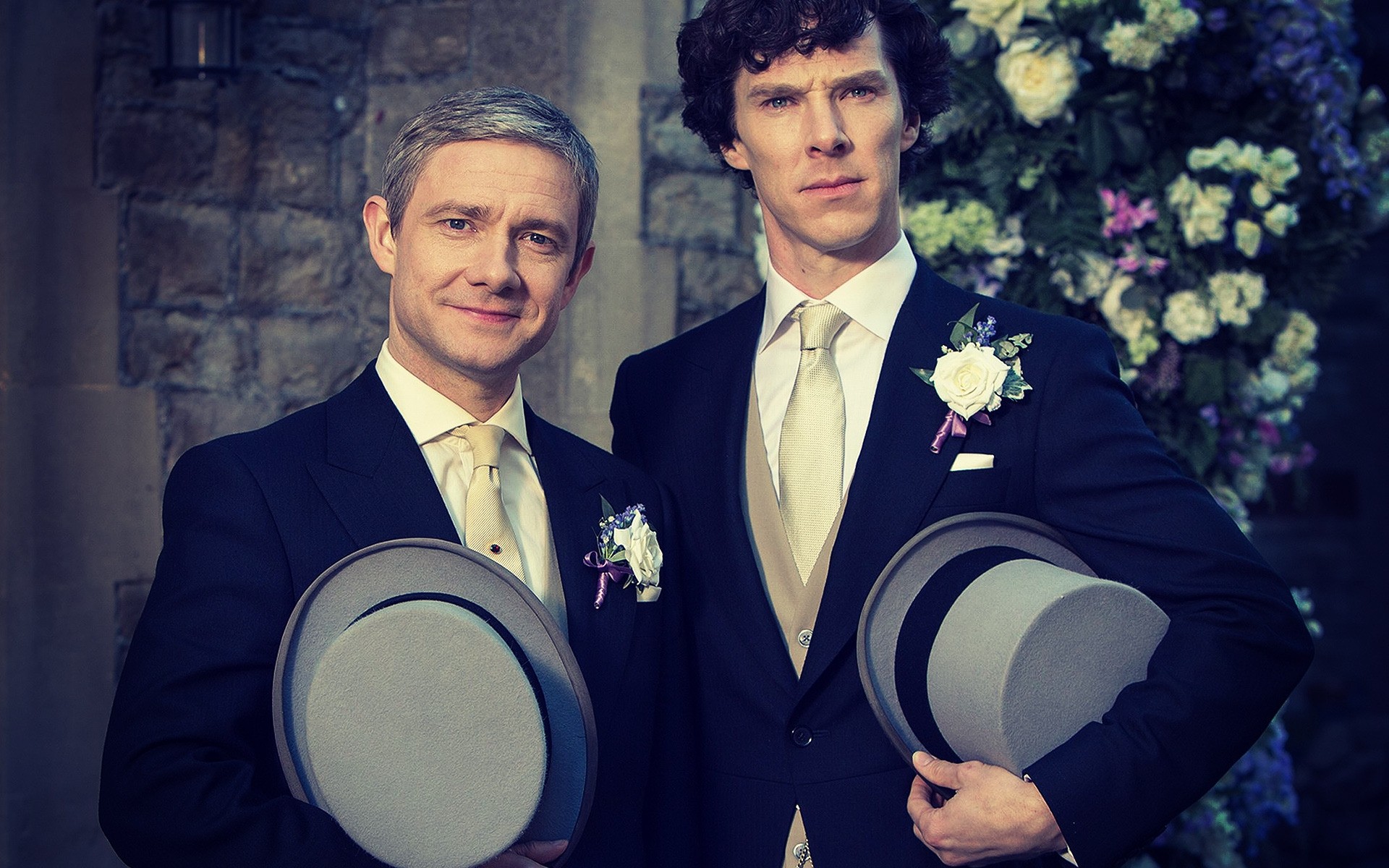 série télévisée adulte portrait porter homme deux un expression faciale sherlock benedict cumberbatch sherlock holmes martin freeman