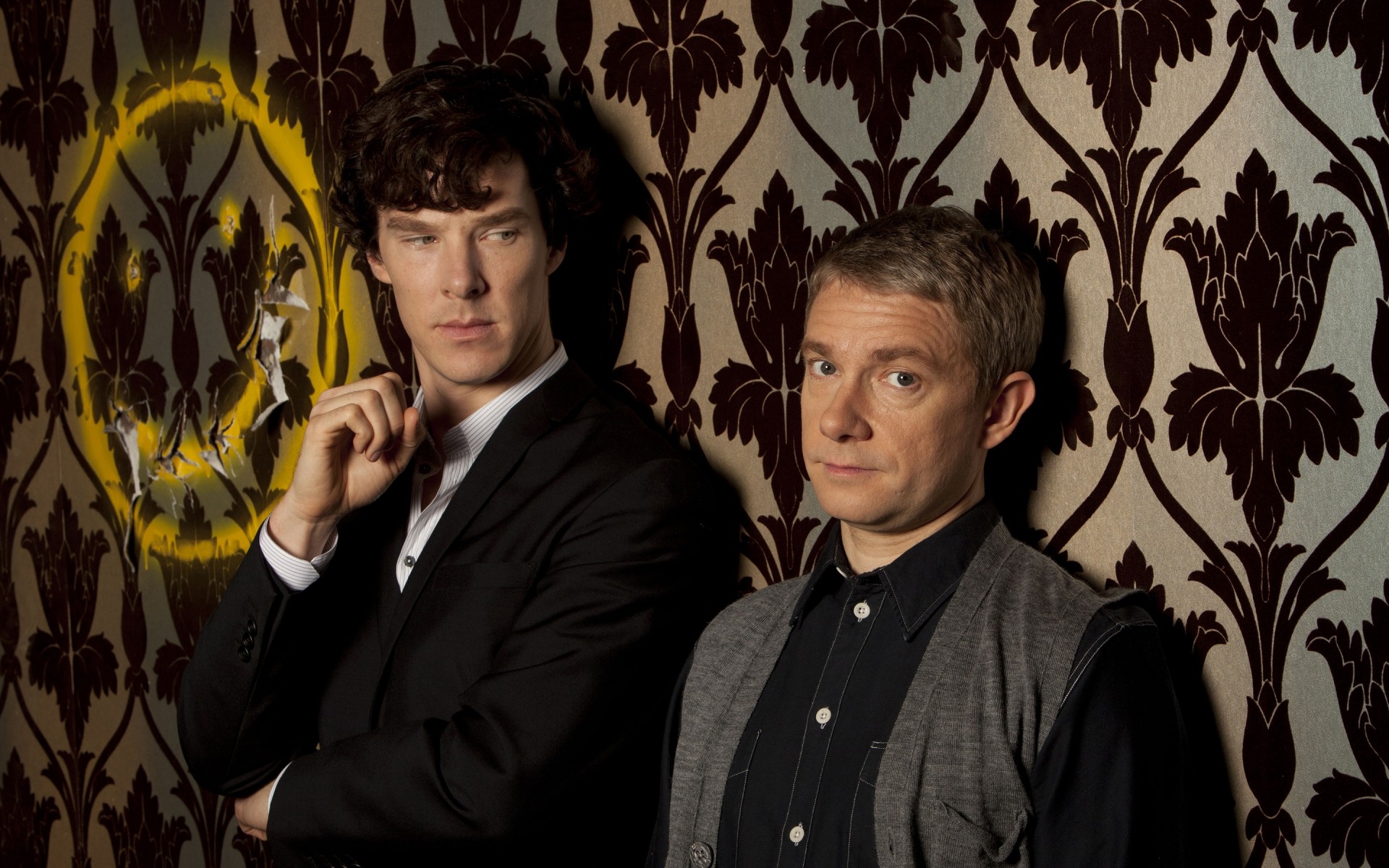 séries de televisão homem retrato dois adulto vestir moda mulher sherlock benedict cumberbatch martin freeman