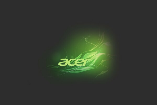 Logo Acer digital tech na ciemnym tle