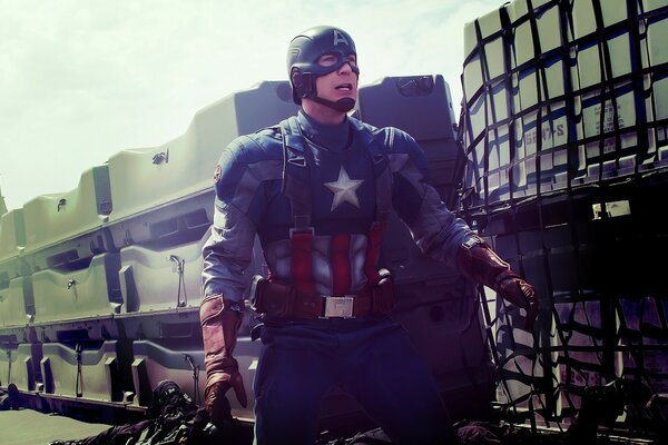 Capitán América sin escudo