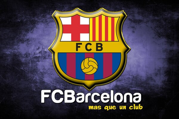 Símbolo del fútbol Club Barcelona