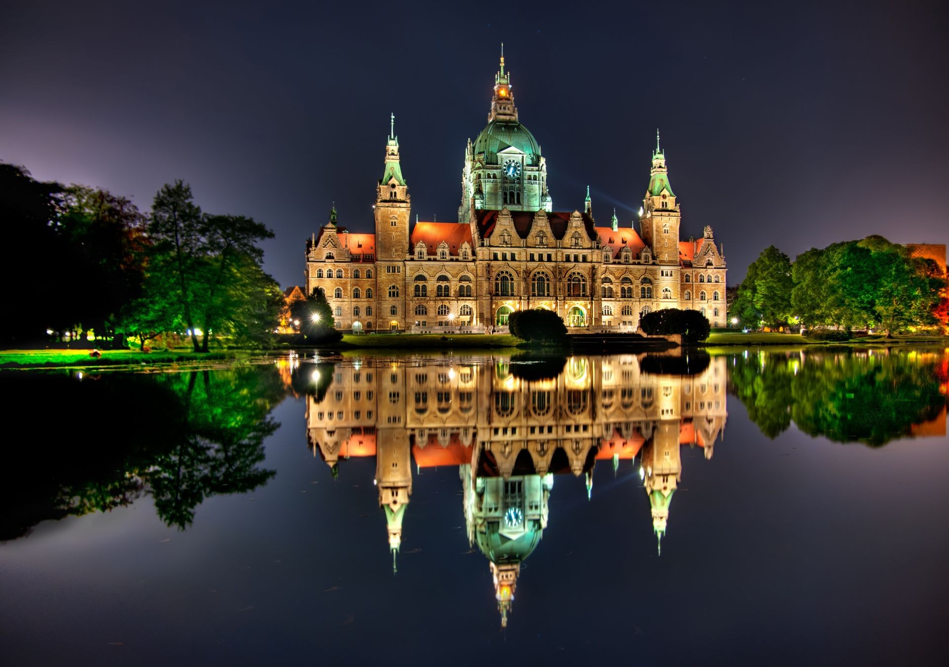 страны архитектура река отражение замок Германия country architecture river reflection castle Germany без смс