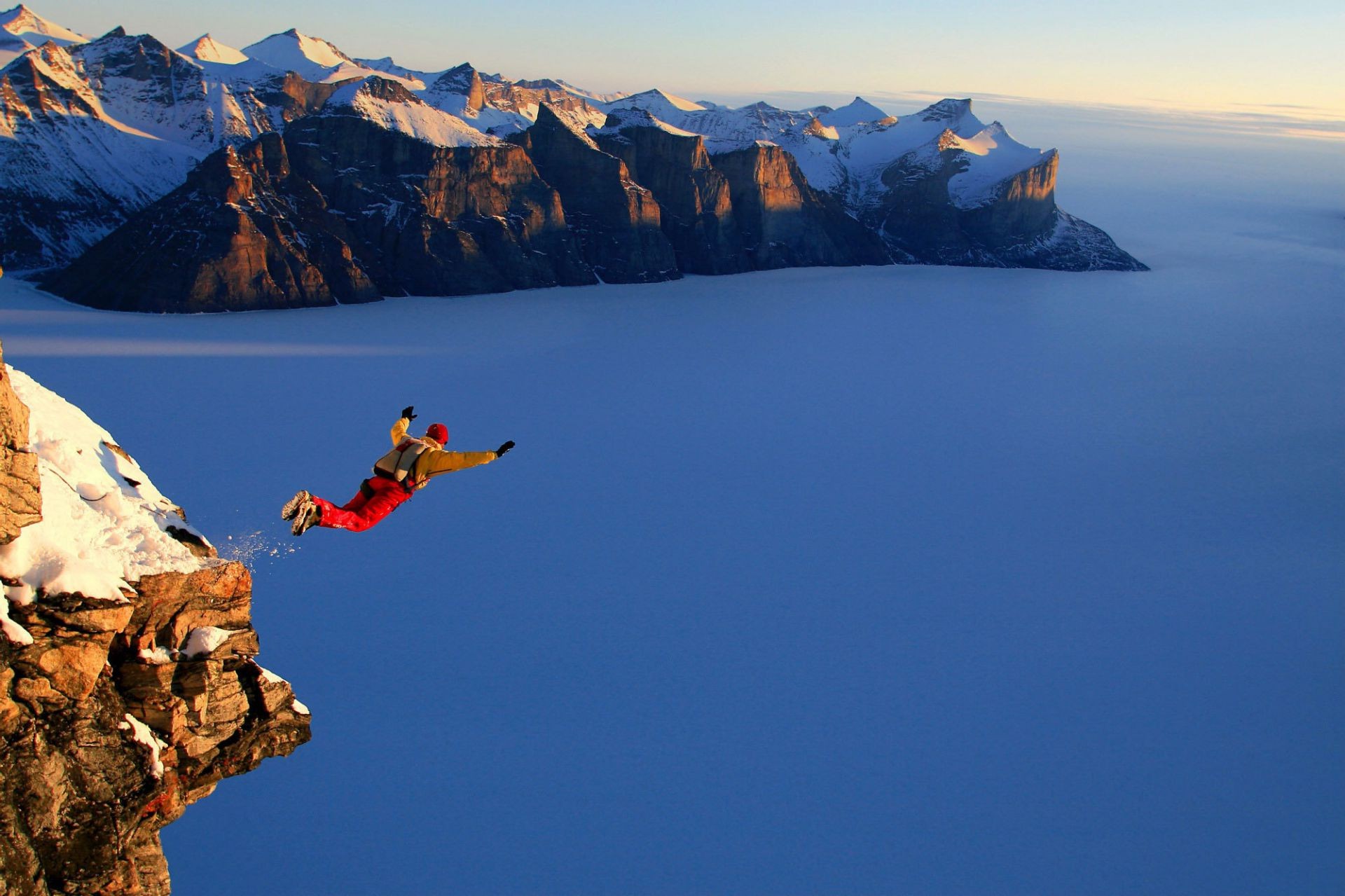 sports snow mountain sky landscape travel rock climb climber one winter outdoors daylight ice water recreation