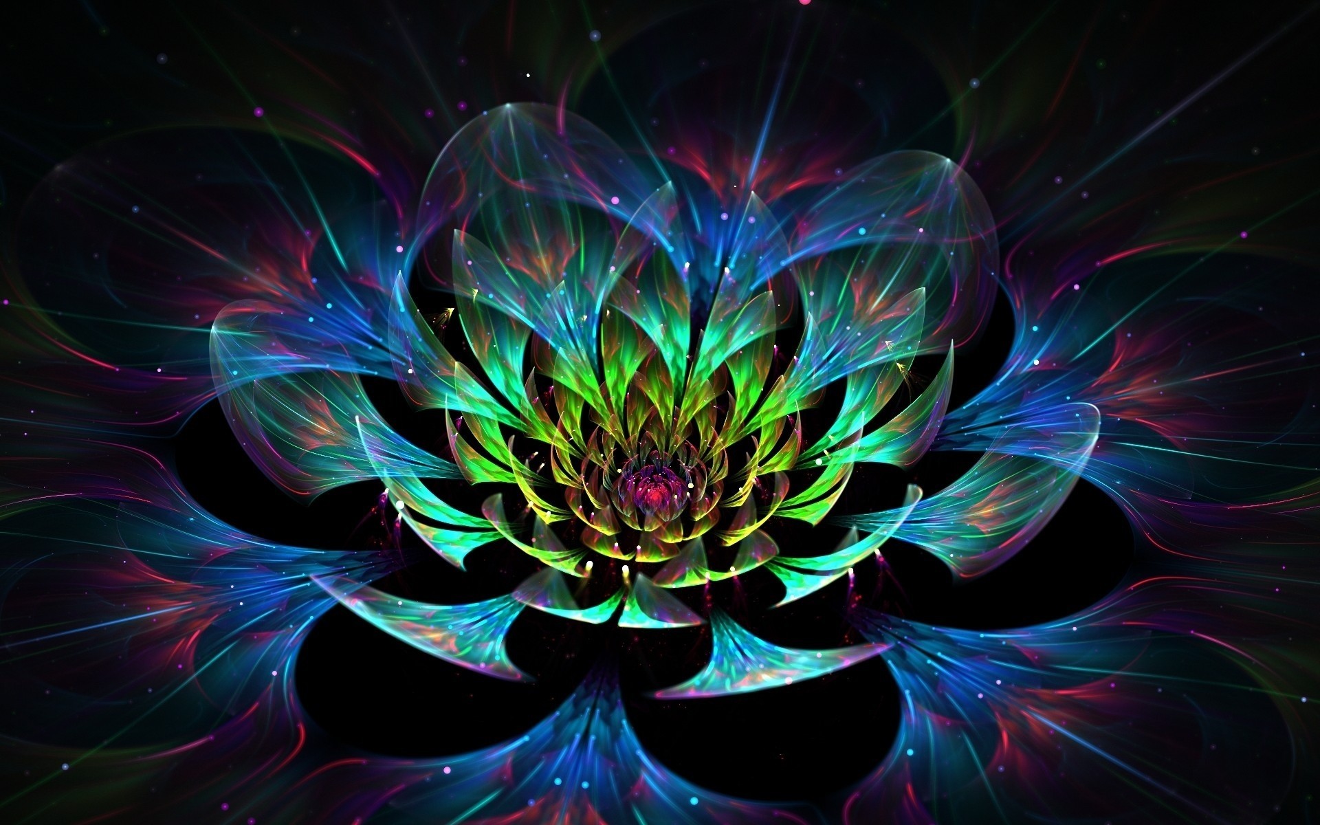 flowers abstract fractal design pattern dynamic wallpaper texture flame energy proportion wave light graphic element background color fantasy desktop art motion lotus lotus petals