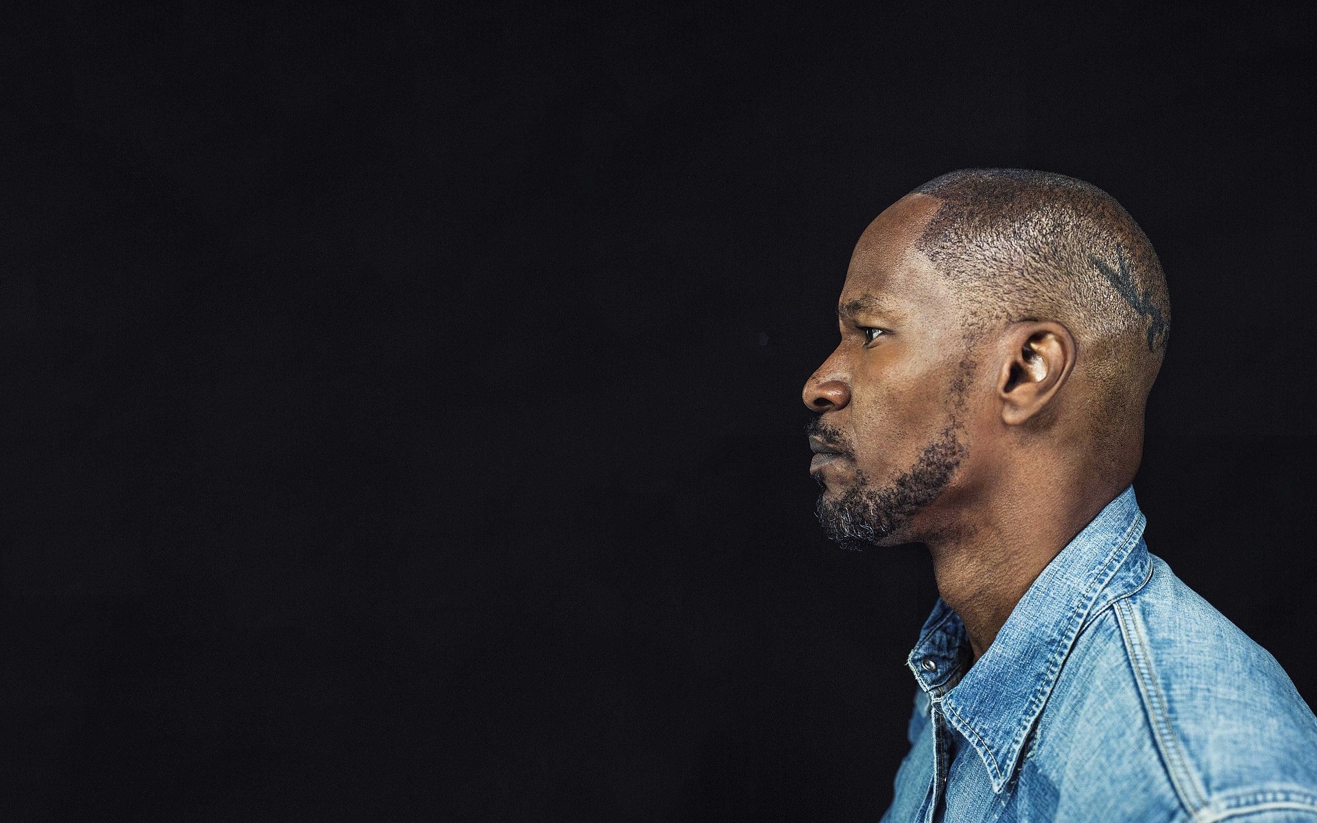 hombre retrato hombre solo adulto perfil vista lateral jamie foxx