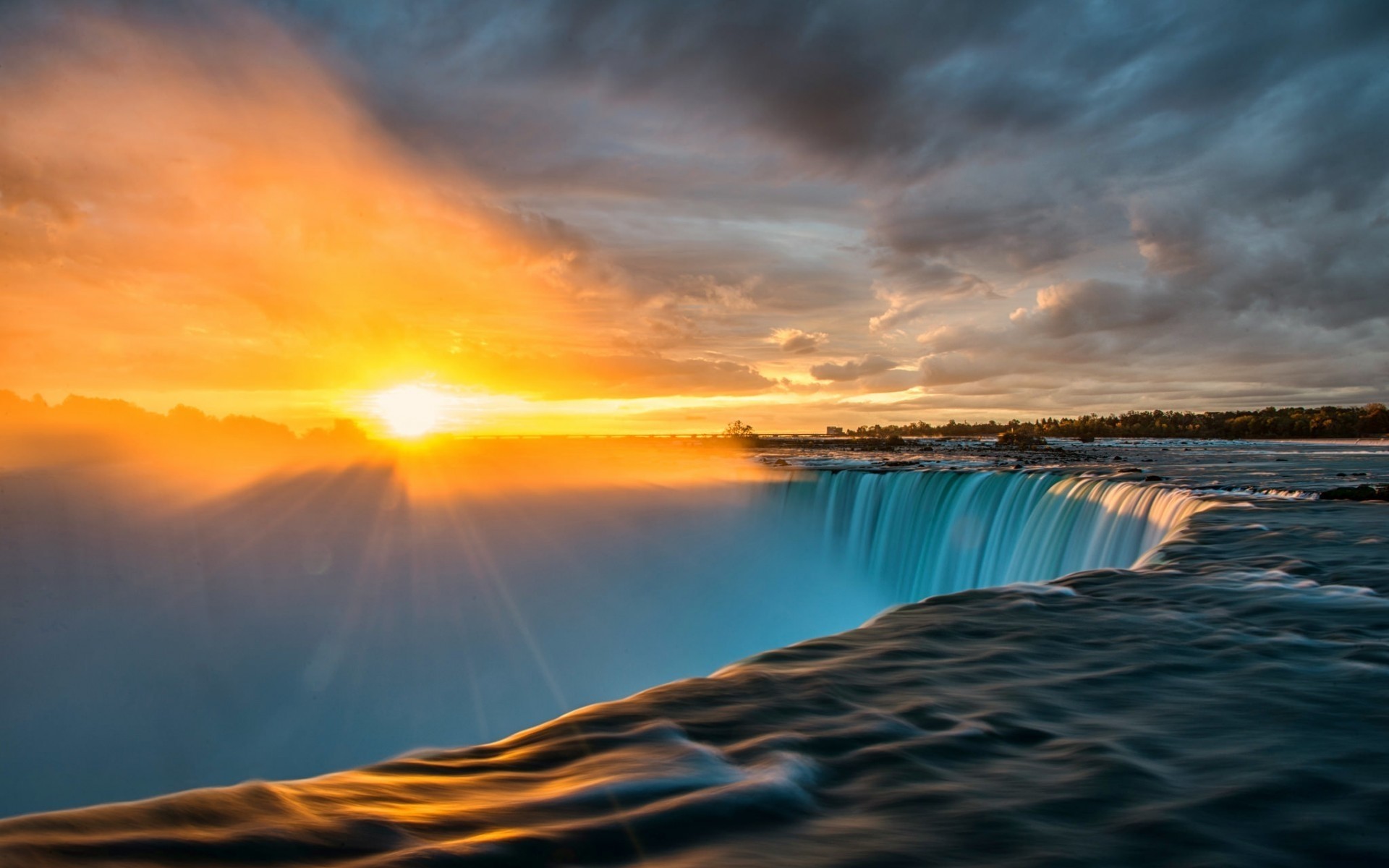 autres villes coucher de soleil eau aube soir crépuscule soleil mer ciel nature paysage plage océan voyage niagara cascade lever du soleil niagara falls