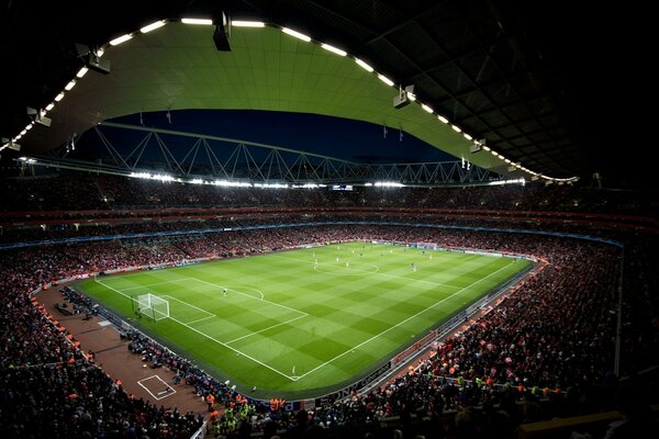 Estádio moderno para o futebol