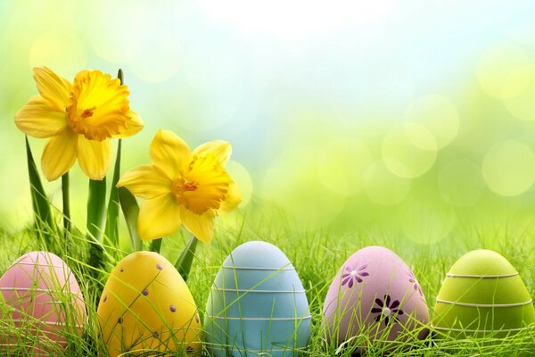 Postcards and pictures for Easter greetings