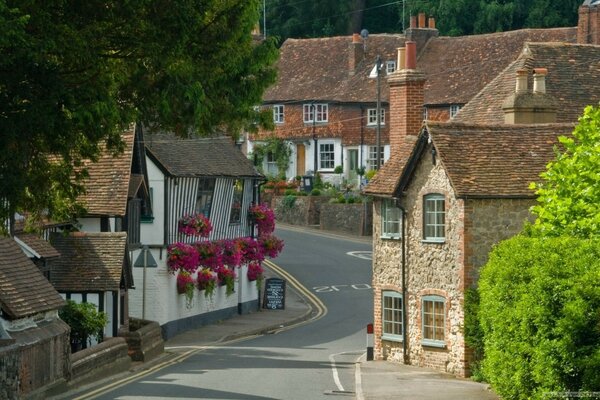 Reino Unido condados moradias Aldeia Inglaterra Kent