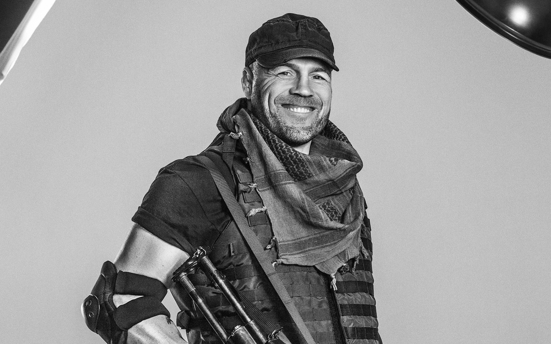 filme porträt allein erwachsener tragen mann musik randy couture expendables 3