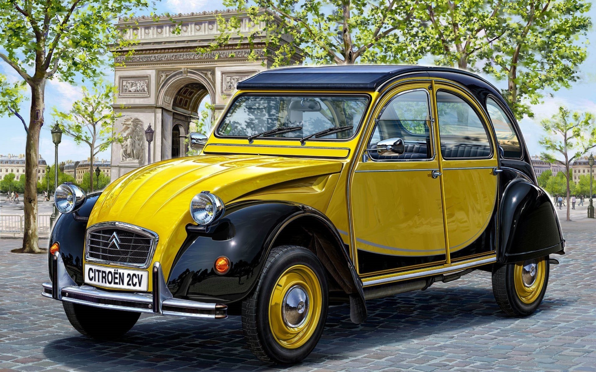 Superb Citroen 2CV - Phone wallpapers