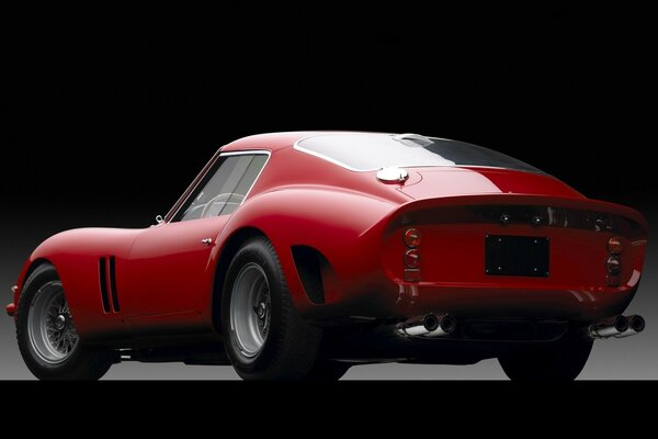 Die Kraft der roten Farbe in Ferrari-Ausführung