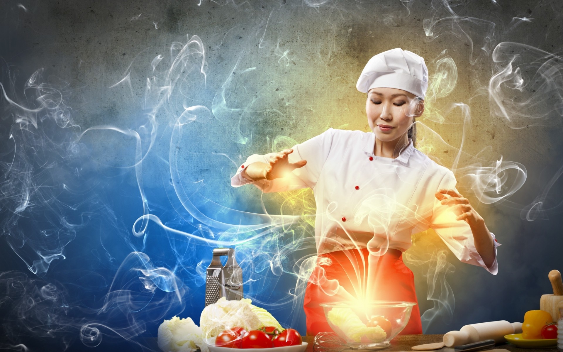 persone scienza desktop chef cibo arte arte culinaria