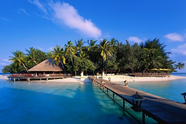 Paysage d un hôtel tropical de luxe