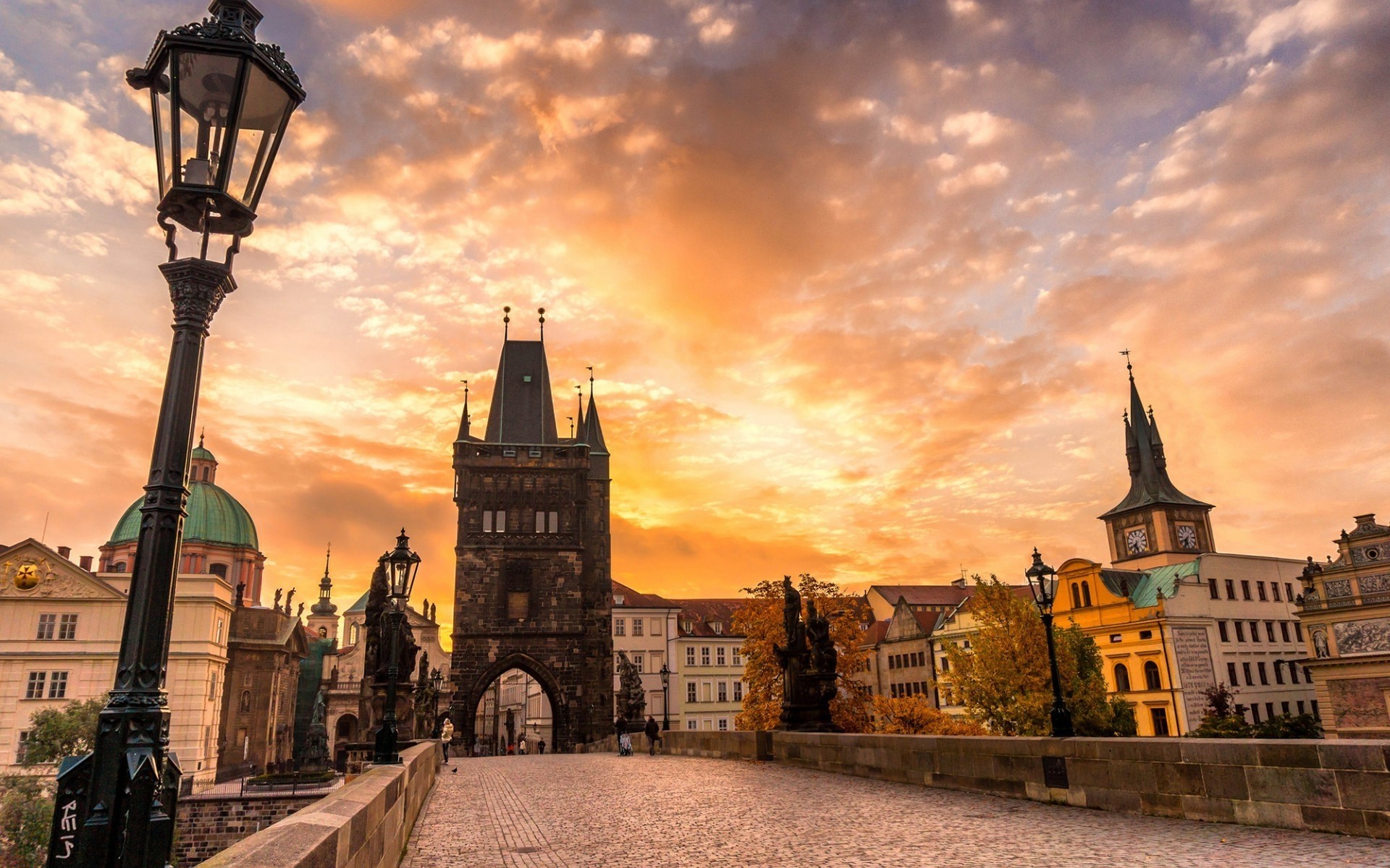 autre ville architecture voyage en plein air ville coucher de soleil ciel crépuscule gothique maison rue vieux soir prague pont paysage beau