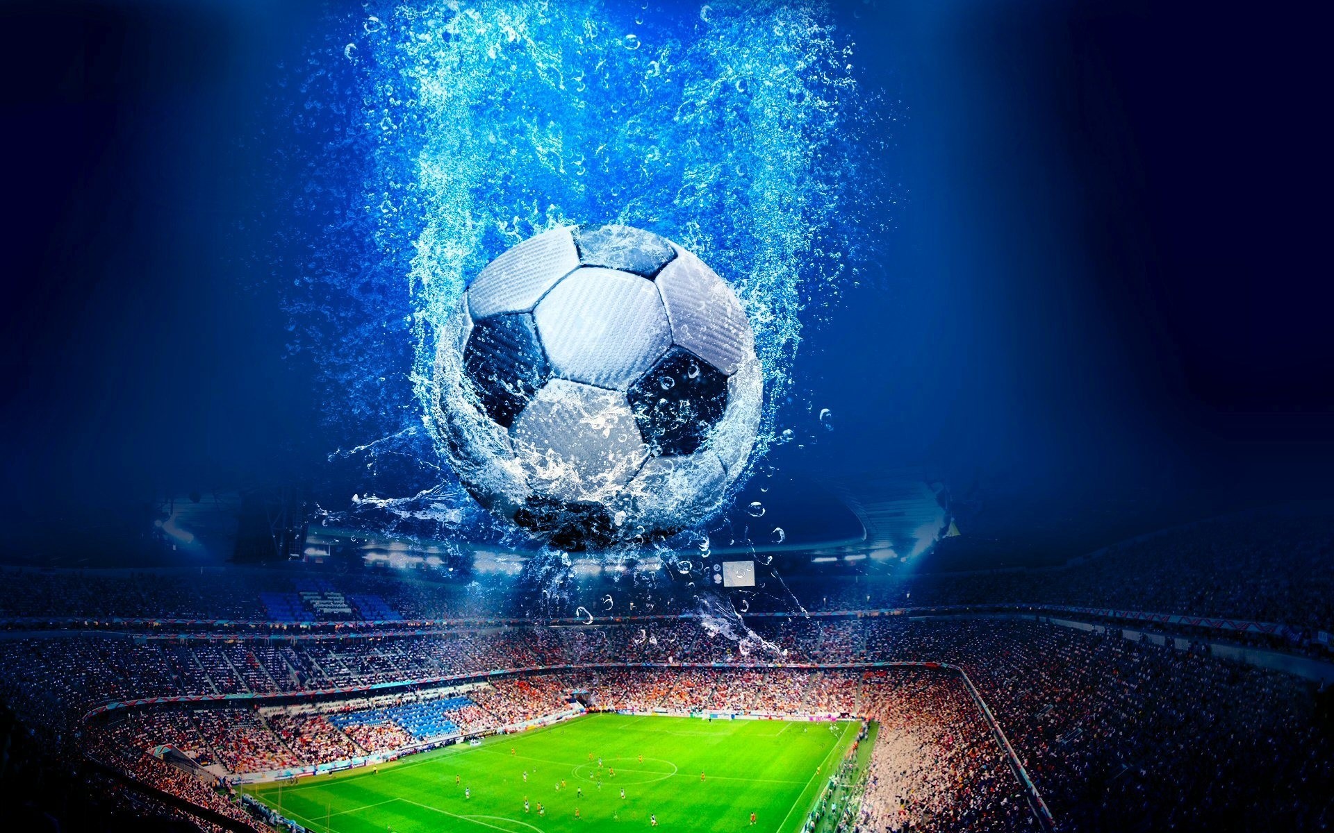 fantasy soccer ball football ball-shaped competition sport championship sphere goal recreation match stadium light leisure cup