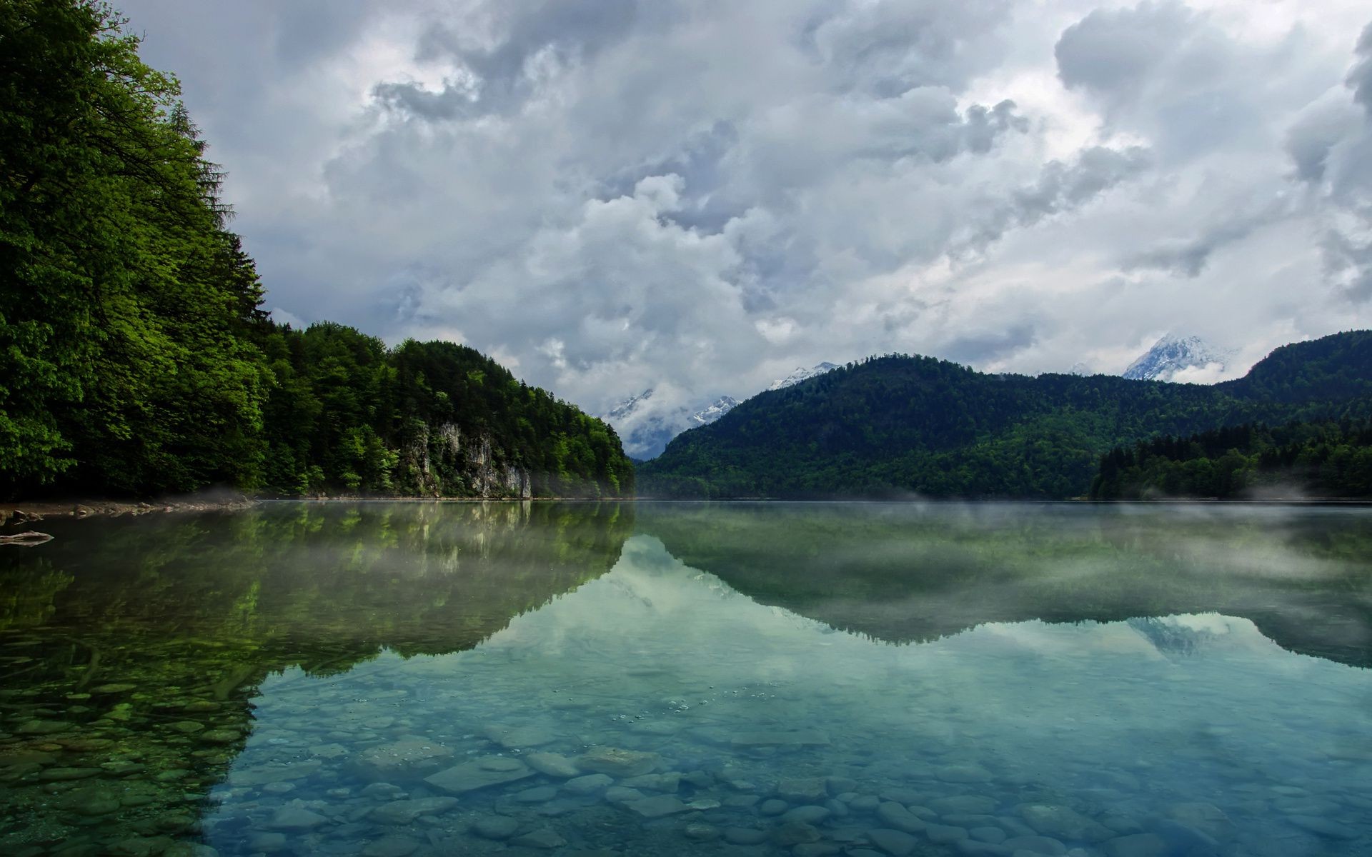 lake water landscape river nature tree travel outdoors sky reflection wood summer