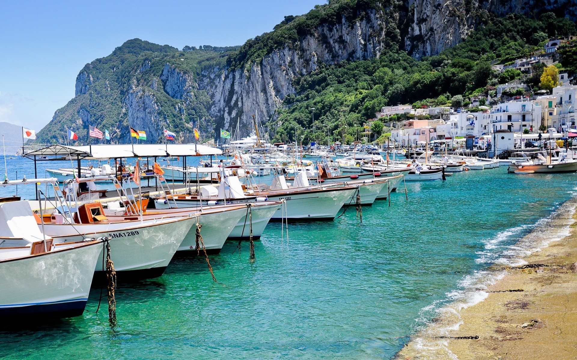 意大利 海 海洋 水域 旅游 船 海洋 港口 度假 海滩 度假村 船只 海湾 旅游 岸 岛 海岸 点 沿海 港口 卡普里岛 景观 船