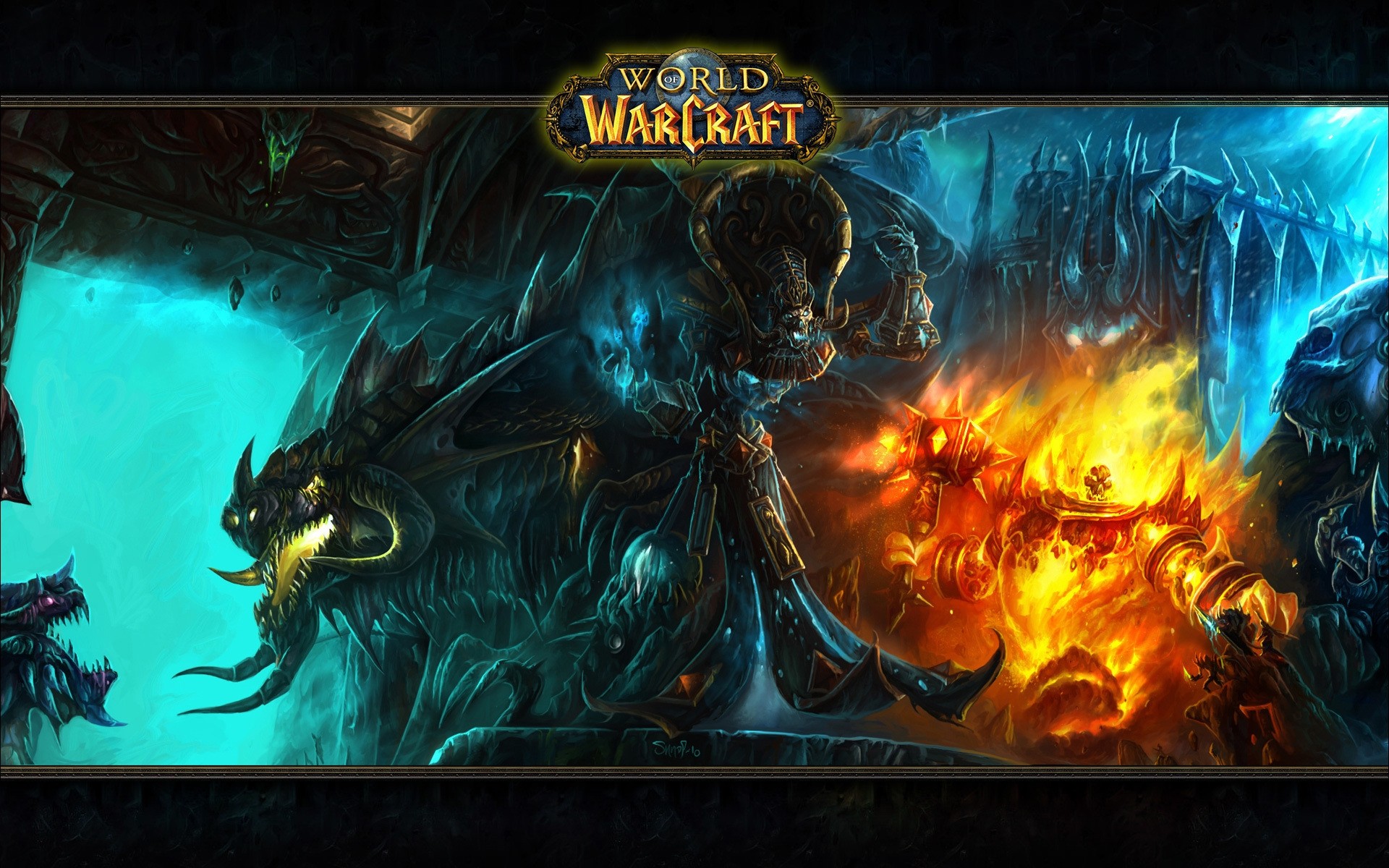 world of warcraft flamme kunst fantasie rolle online kampf