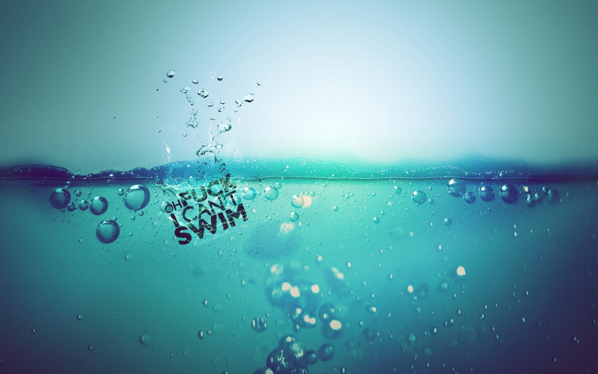 photo manipulation bubble underwater wet splash drop motion water clear rain turquoise purity droplet liquid sea clean wave ocean drink