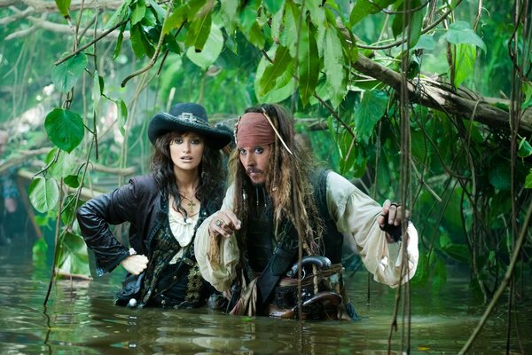 Piratas do Caribe na selva