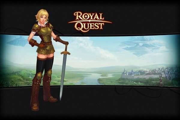 La heroína del juego royal quest