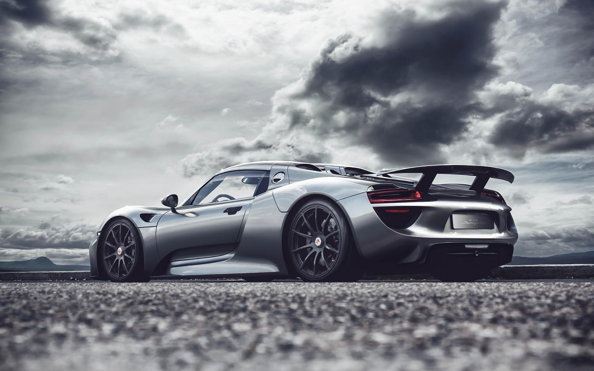 porsche coche coche sistema de transporte rápido prisa unidad playa ruedas océano asfalto mediodía carreras porsche 918 spider porsche 918