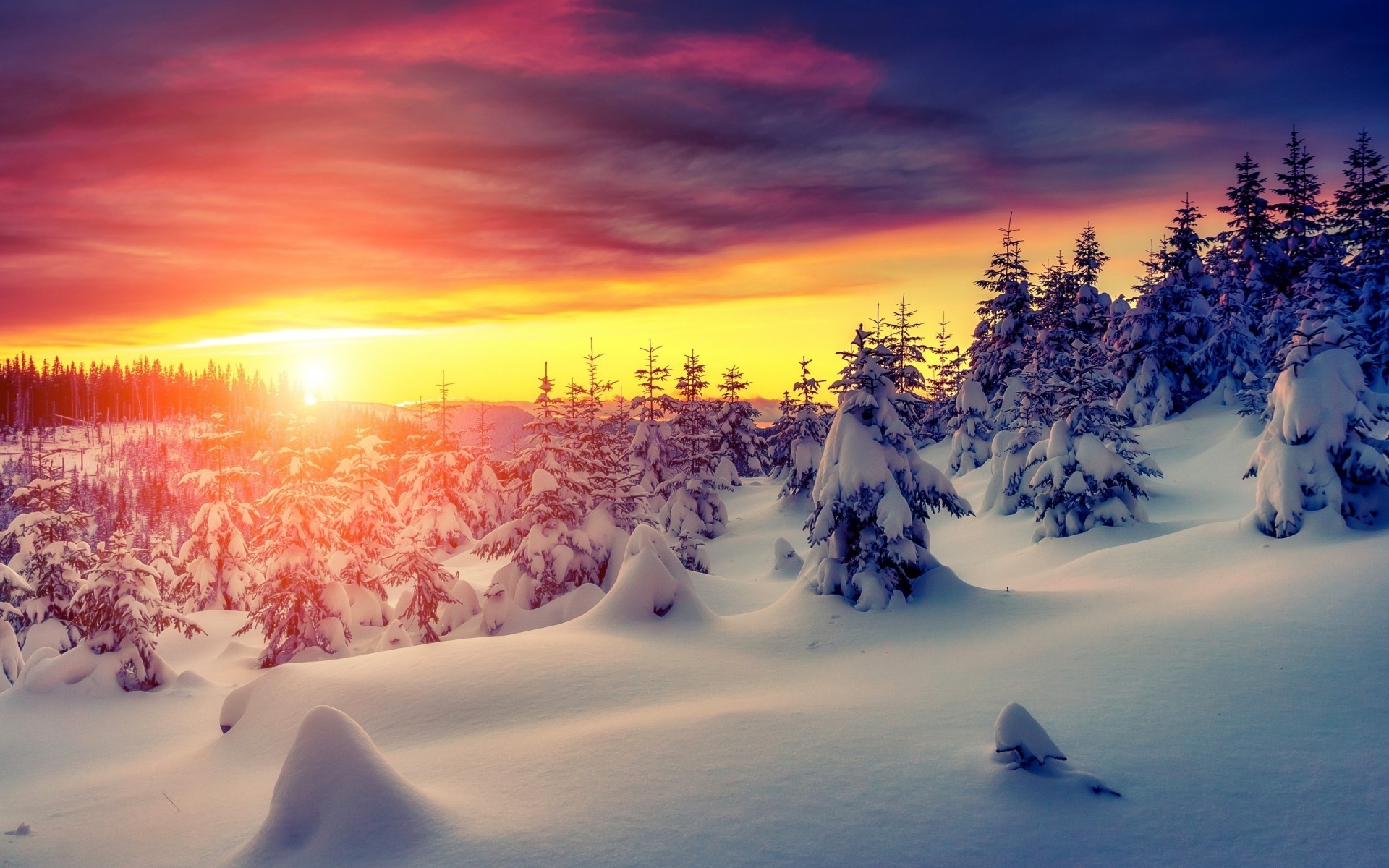 landscapes snow winter cold frost landscape dawn frozen scenic ice sunset christmas season tree fair weather mountain sunrise mountains