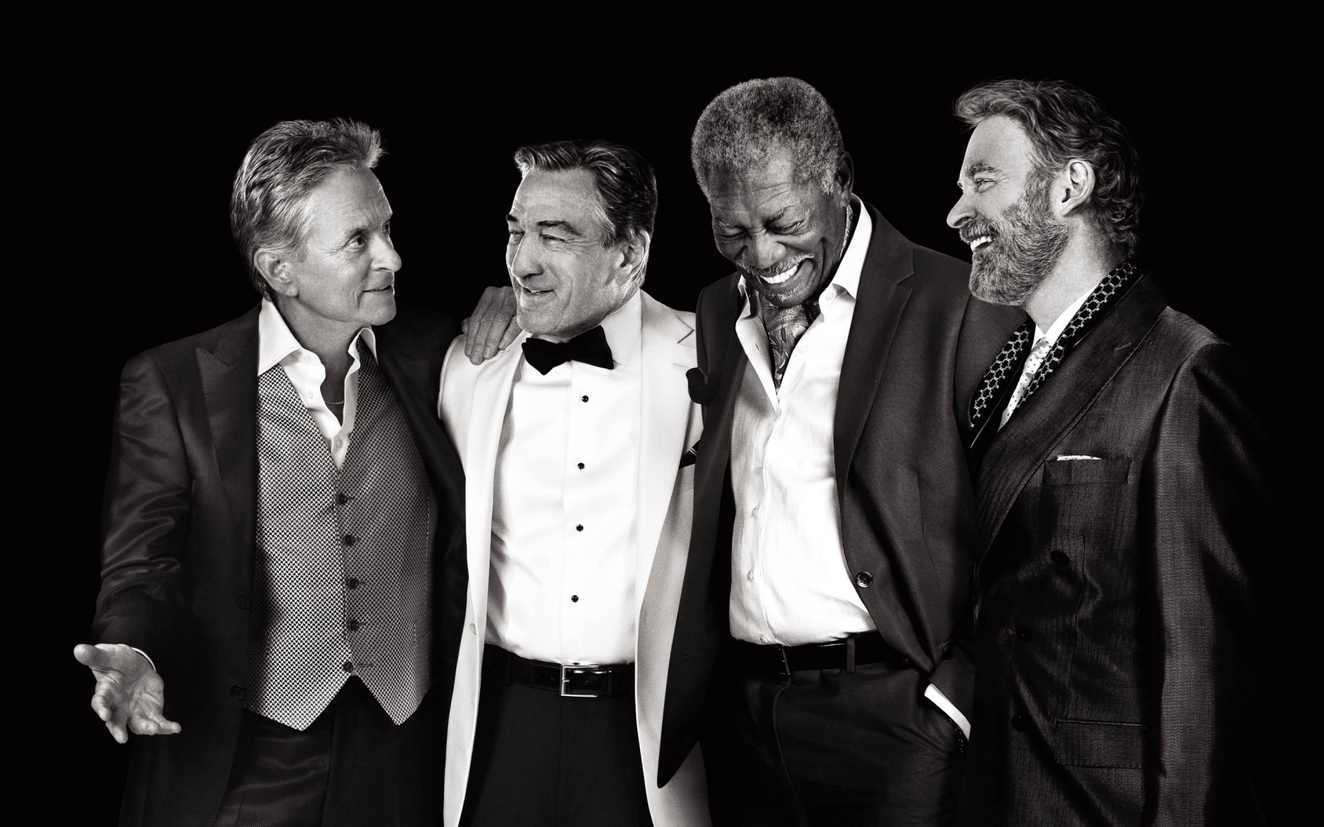 películas hombre adulto retrato música desgaste actor michael douglas robert de niro morgan freeman kevin kline actores celebridades