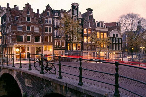 Prinsengracht und brouwersgracht canals Amsterdam netherla