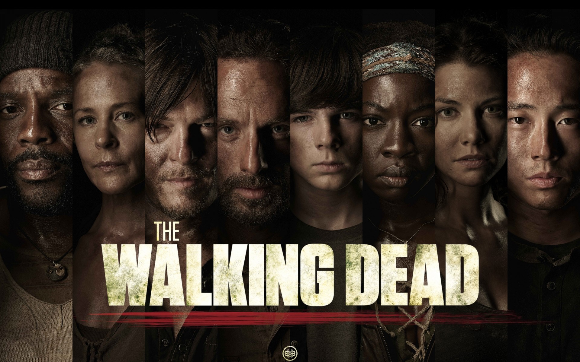 series de televisión retrato hombre adulto música banda mujer the walking dead rick carl daryl michon glenn maggie carol tyreese