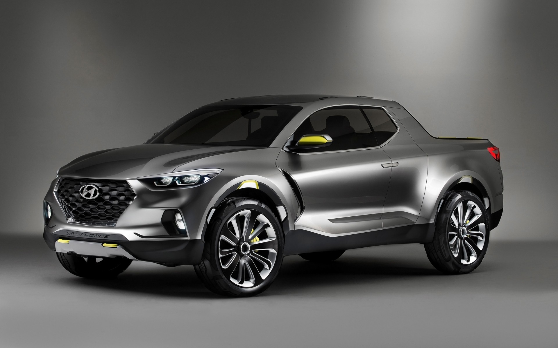 concept cars samochód samochód koła motoryzacja coupe sedan dysk południe szybko system transportu czarnuszka wyścigi pospiesz się asfalt prototyp chodnik maska pokaż hyundai concept hyundai santa cruz