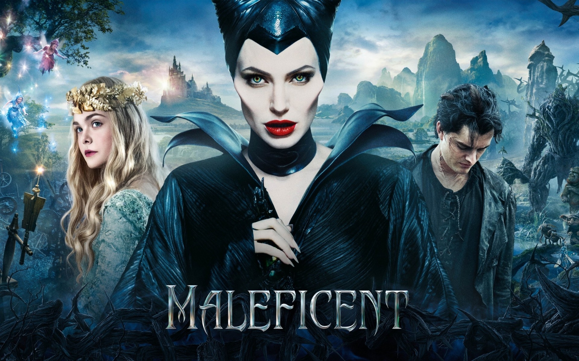 filmes mulher halloween moda fantasia terror mistério glamour arte adulto traje malévola angelina jolie brenton thwaites elle fanning