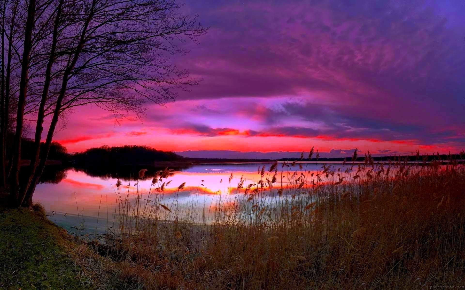 landscapes sunset dawn landscape water lake evening dusk reflection nature tree fall outdoors sky river