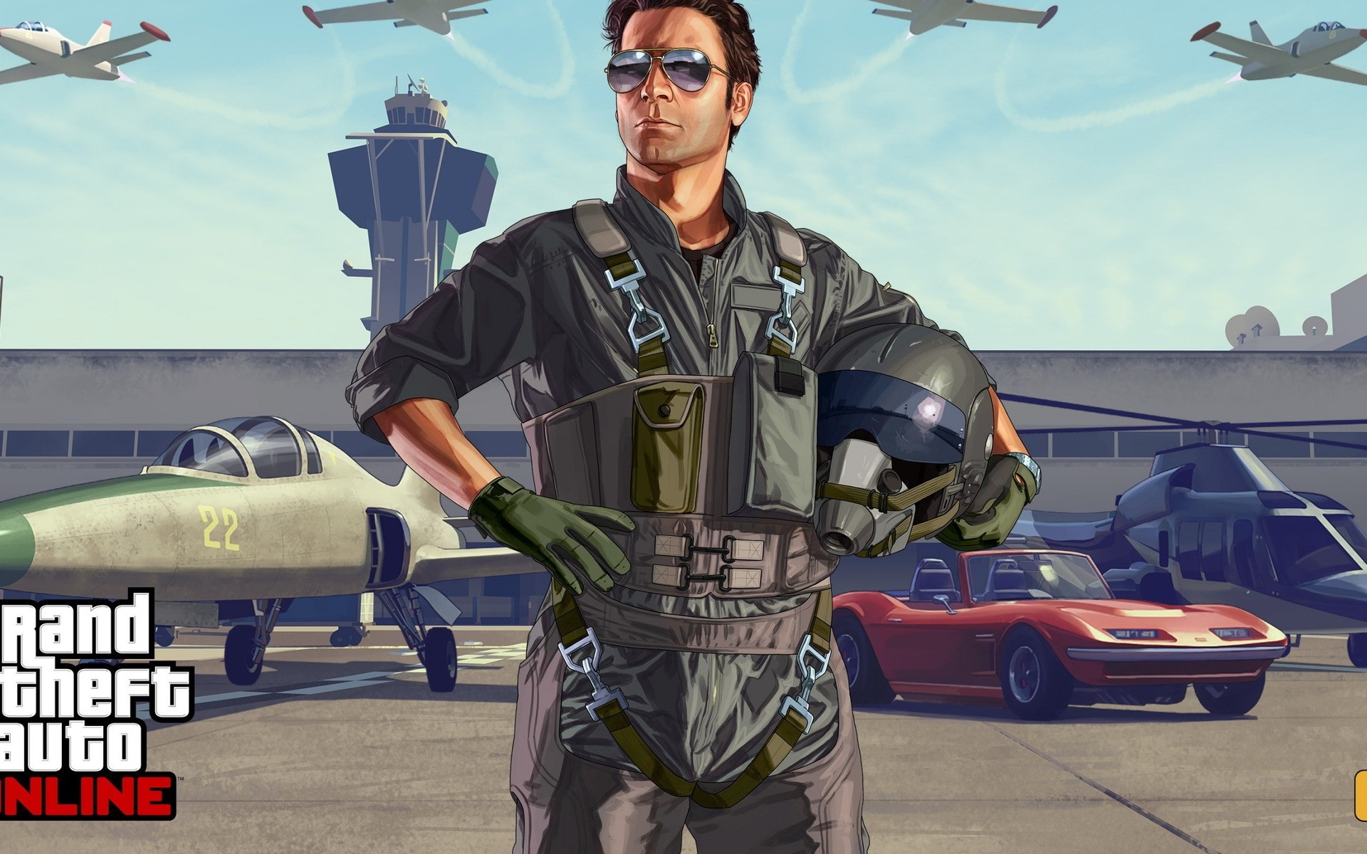 other games vehicle man aircraft transportation system airplane military fly grand theft online