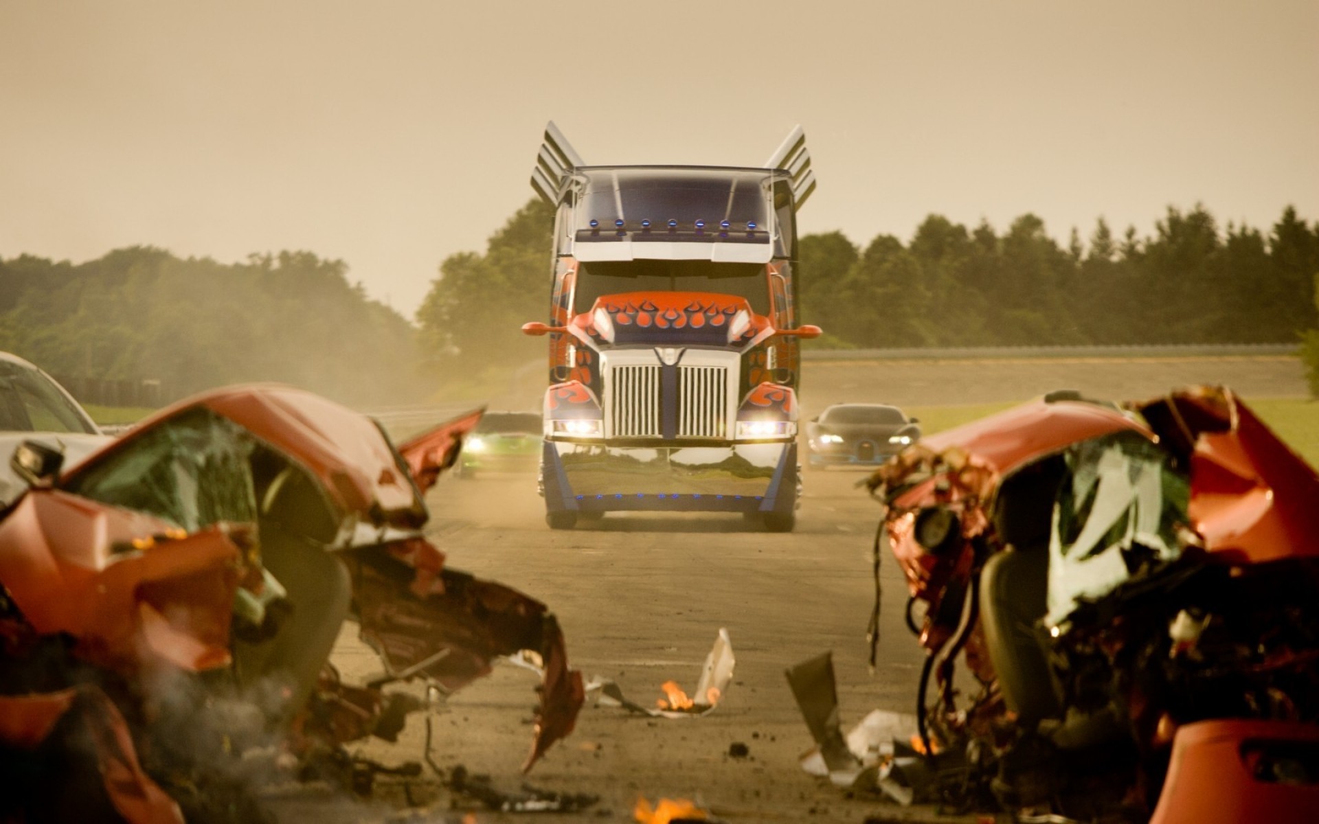 film auto sistema di trasporto azione uomo auto adulto da solo camion avventura strada trasformatori robot