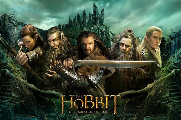 Poster für den Hobbit-Film Frauen und Männer