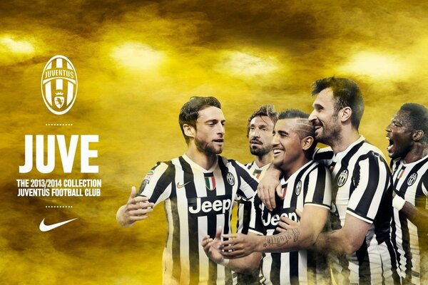 Juventus Football Club rejoices at the goal