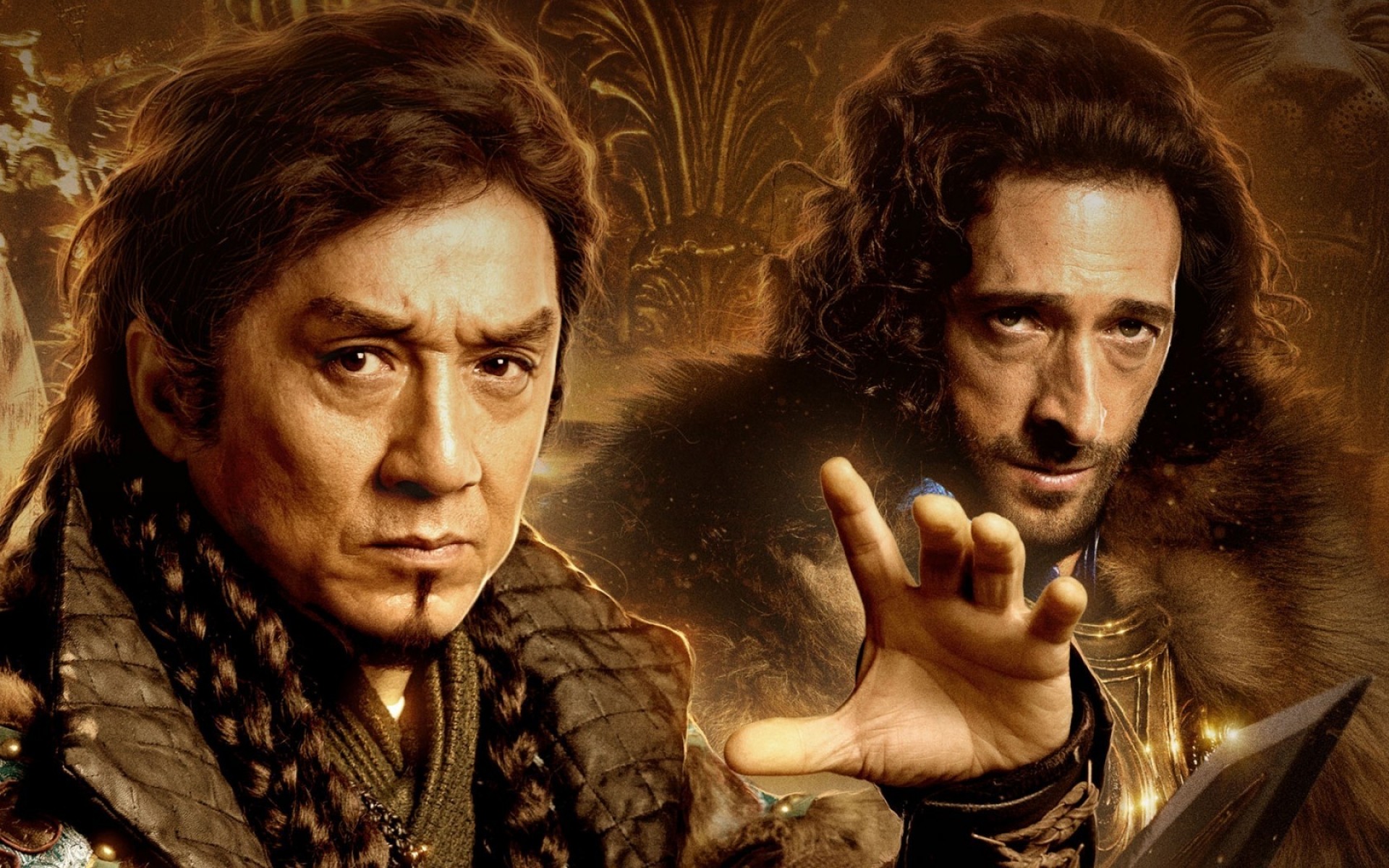 películas retrato adulto solo hombre desgaste líder hoja de dragón jackie chan adrien brody