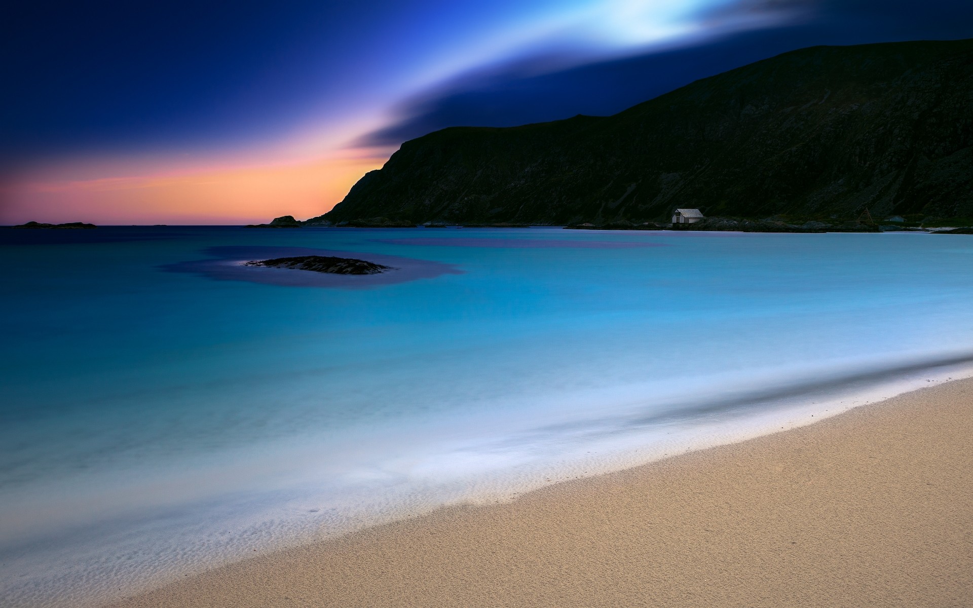 paesaggio spiaggia mare acqua tramonto oceano sabbia mare paesaggio viaggi paesaggio isola sole sera cielo crepuscolo alba surf scenico luce del giorno blu