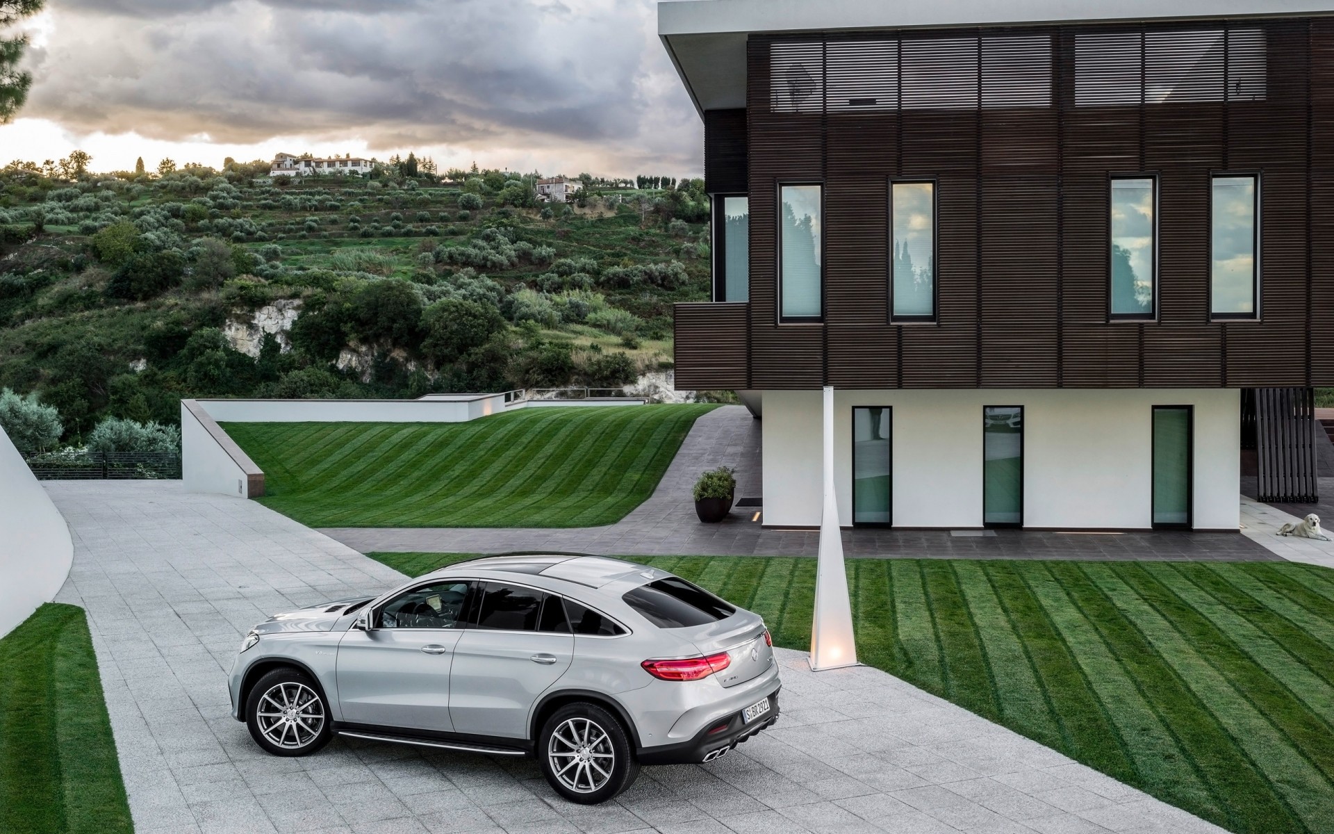 mercedes-benz architecture voiture maison maison moderne mercedes gle