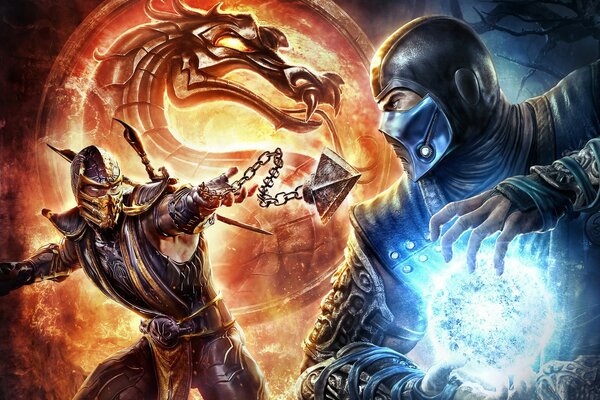 Mortal Kombat illustrazione fantastica