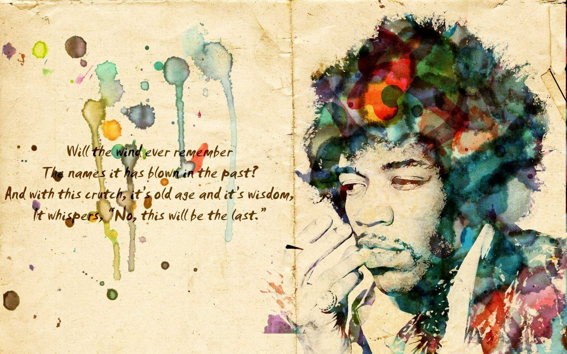 músicos papel pintura arte ilustración vintage retro desgaste hombre impresión artístico antiguo antiguo antiguo adulto jimi hendrix guitarrista