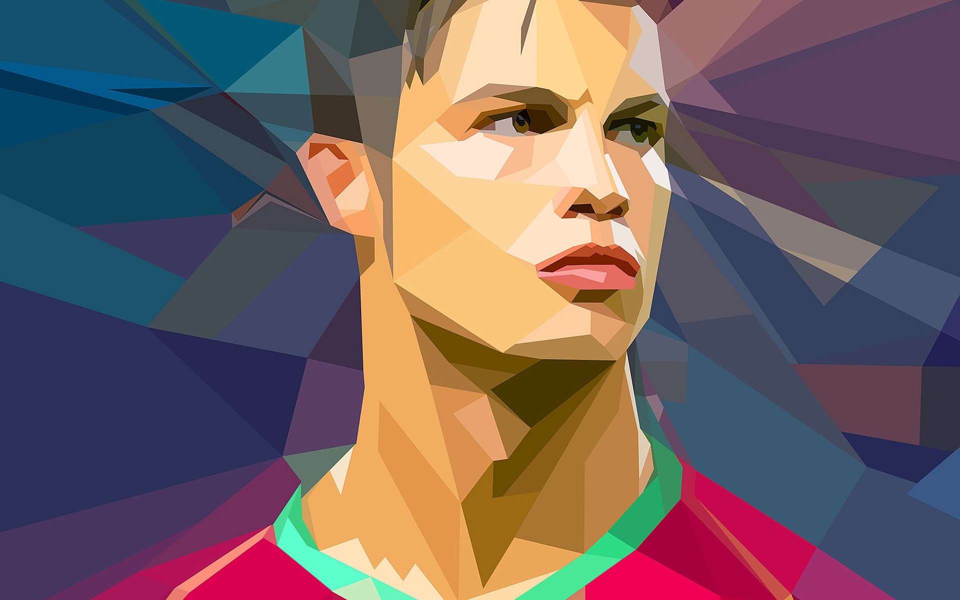 futbol örnek kadın moda grafik tasarım sanat genç vektör adam cazibe modern saç sanatsal cristiano ronaldo