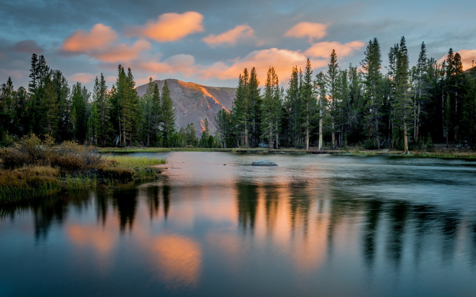 united states water lake nature reflection wood dawn outdoors snow fall composure landscape sunset sky yosemite mountains yosemite park california park