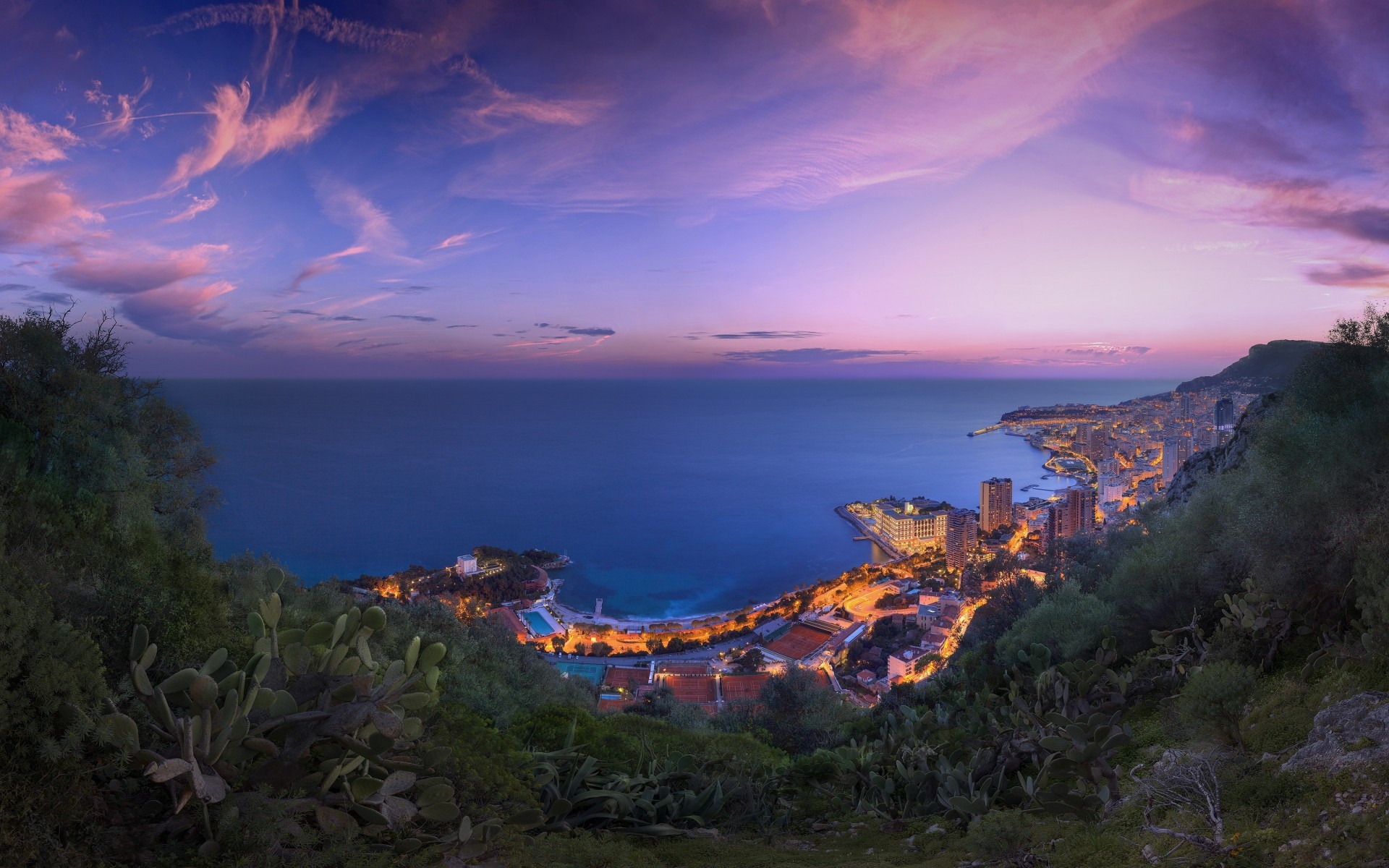 landschaft wasser reisen landschaft sonnenuntergang meer meer himmel berge abend strand natur im freien landschaftlich dämmerung dämmerung insel ozean blau monaco