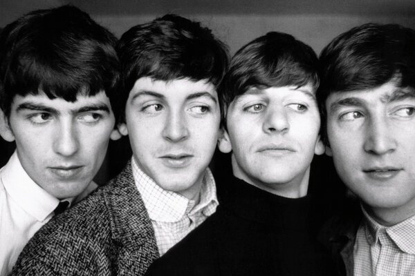 Foto der Beatles-Musikgruppe