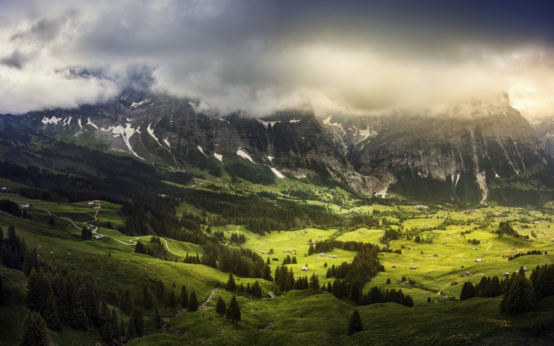 andere städte berge landschaft reisen natur im freien himmel tal nebel gras schnee hügel baum landschaftlich wolke bern schweiz berge