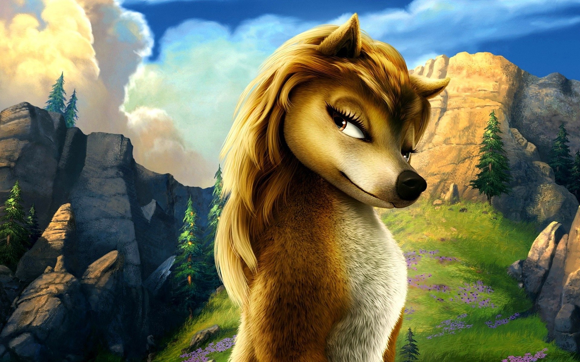 películas naturaleza hierba al aire libre mamífero animación lobos comedia aventura