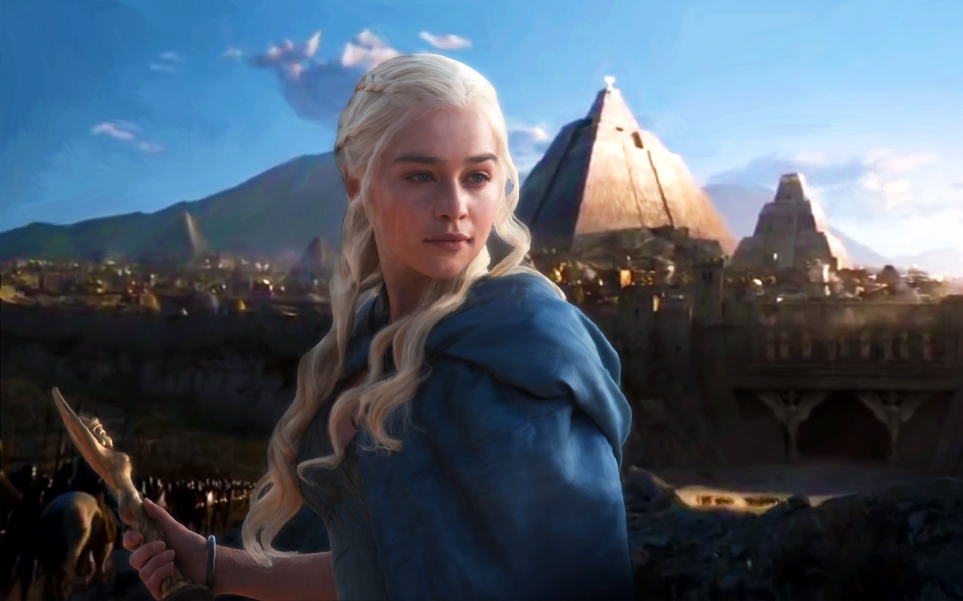 série télévisée adulte femme à l extérieur paysage unique portrait groupe voyage porter daenerys targaryen